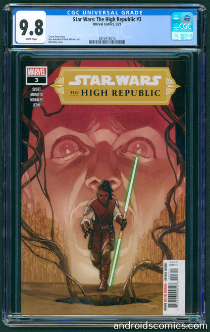 Star Wars: The High Republic #3  CGC 9.8  1st full App. of the Drengir