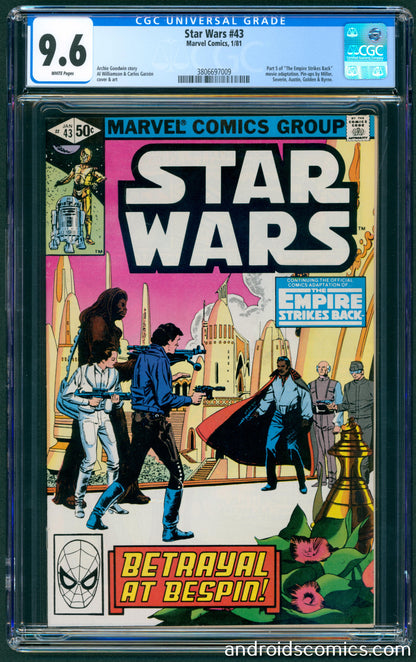 Star Wars #43  CGC 9.6  1st App. of Lando Calrissian