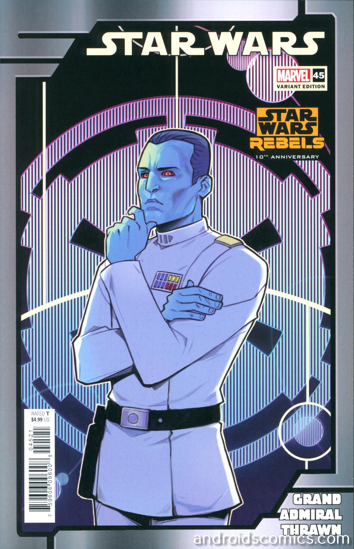 Star Wars #45 Caspar Wijngaard Thrawn Rebels 10 Th Anniversary Variant