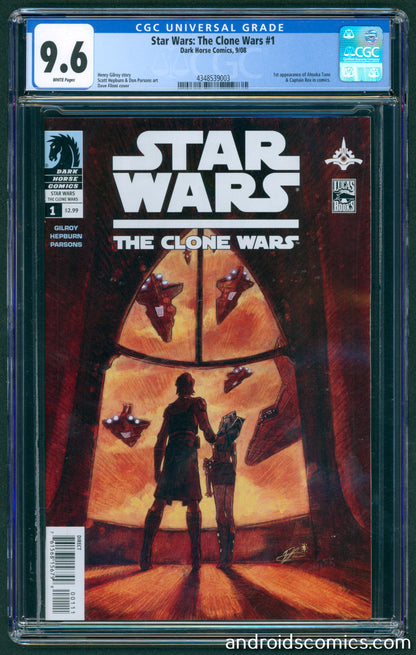 Star Wars The Clone Wars #1 CGC 9.6 1st App. of Ahsoka Tano