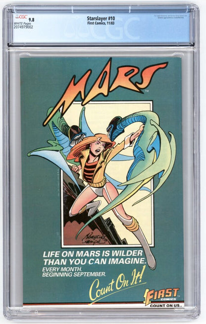 Starslayer #10  CGC 9.8  1st full App. of Grimjack