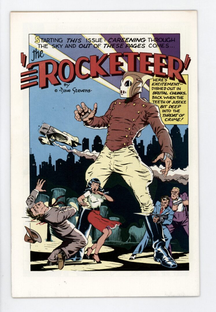 Starslayer #2  VF+  Origin and 1st App. of The Rocketeer