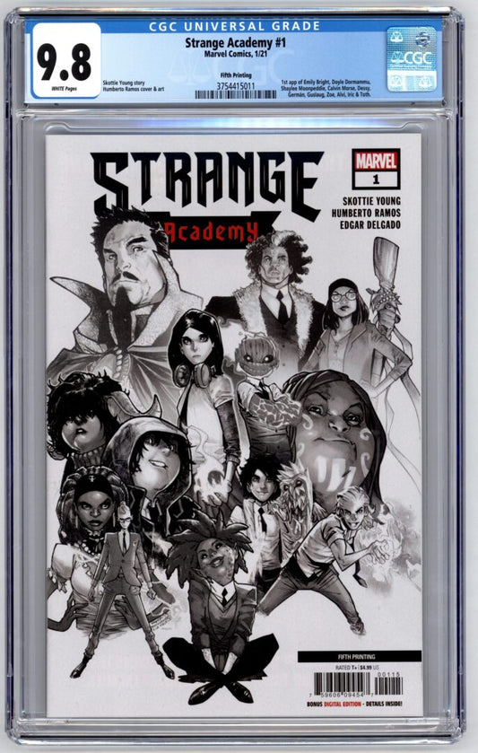 Strange Academy #1  CGC 9.8  5th Print