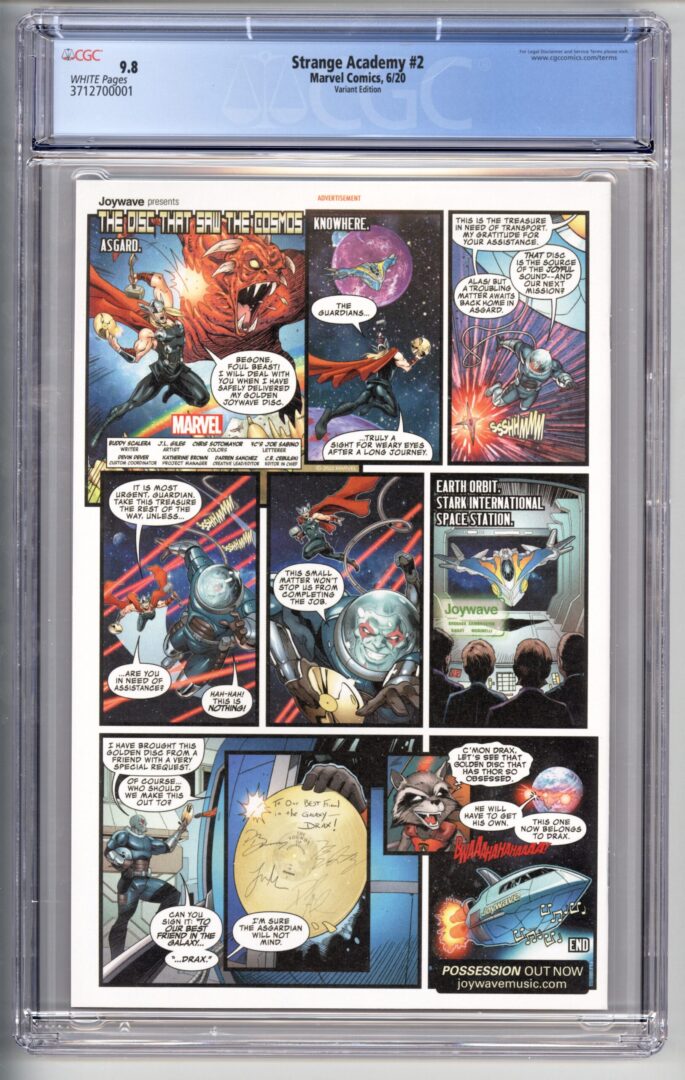 Strange Academy #2  Cover B  CGC 9.8