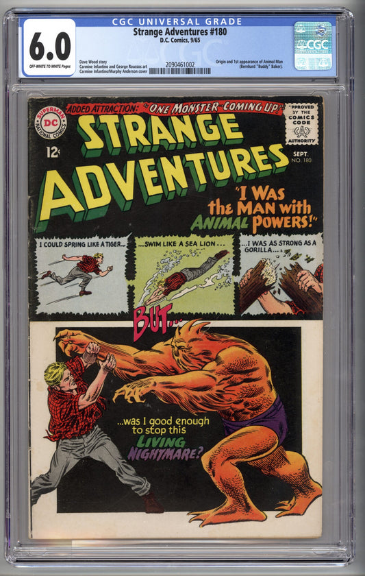 Strange Adventures #180  CGC 6.0  Origin and 1st appearance of Animal Man