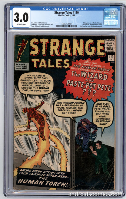 Strange Tales #110CGC 3.0 1st App. of Doctor Strange