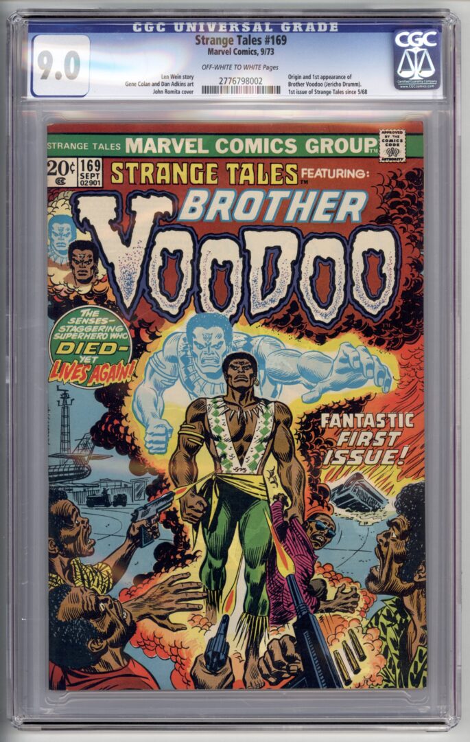 Strange Tales #169  CGC 9.0  Origin and 1st appearance of Doctor Voodoo
