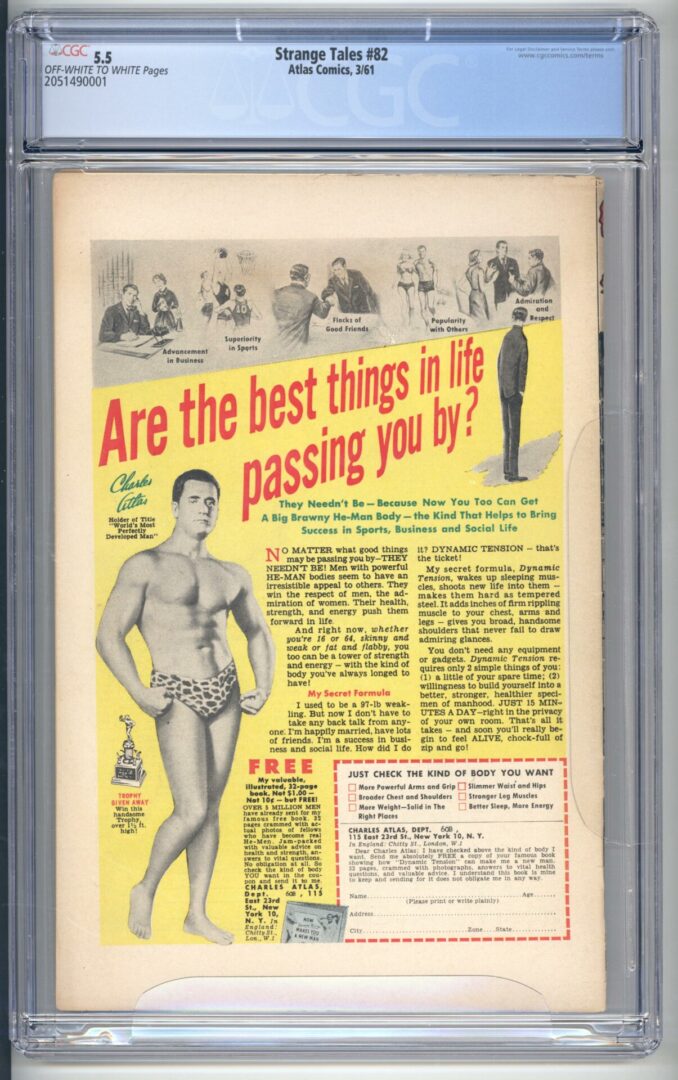 Strange Tales #82  CGC 5.5