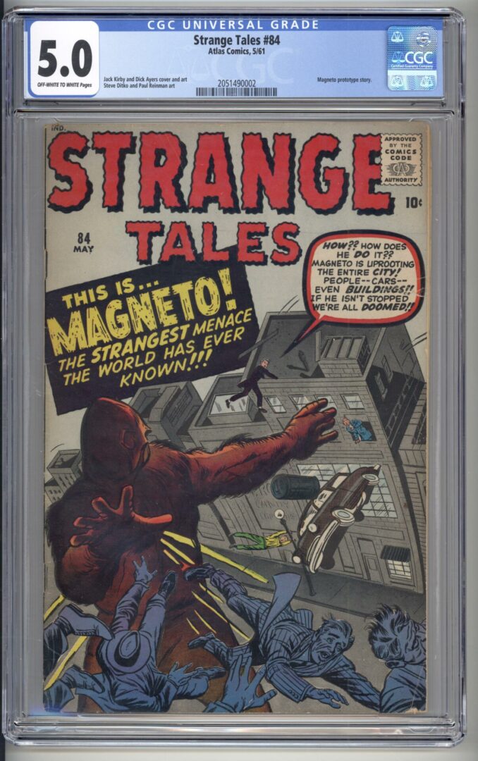 Strange Tales #84  CGC 5.0  Magneto prototype story