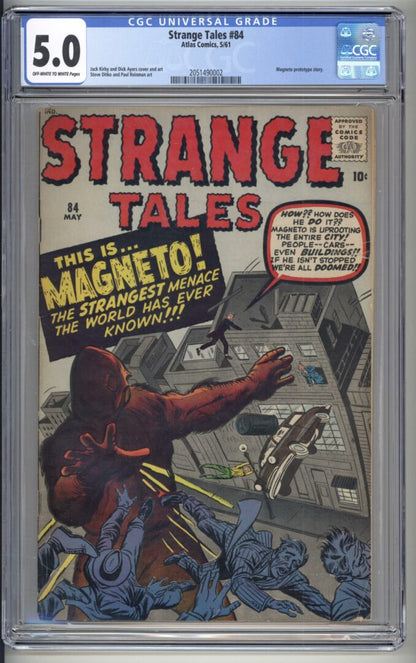 Strange Tales #84  CGC 5.0  Magneto prototype story
