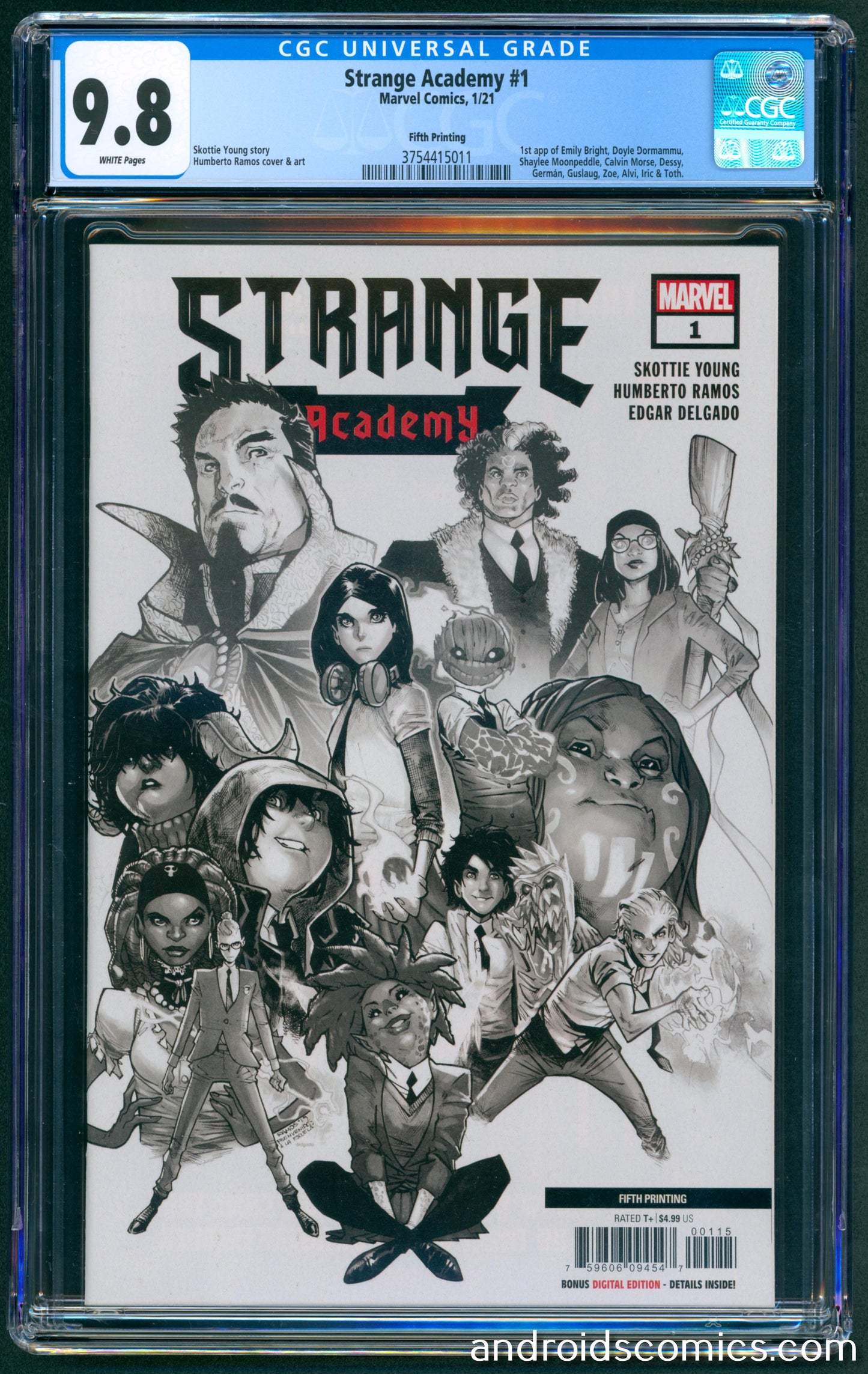 Strange Academy #1  CGC 9.8  5th Print