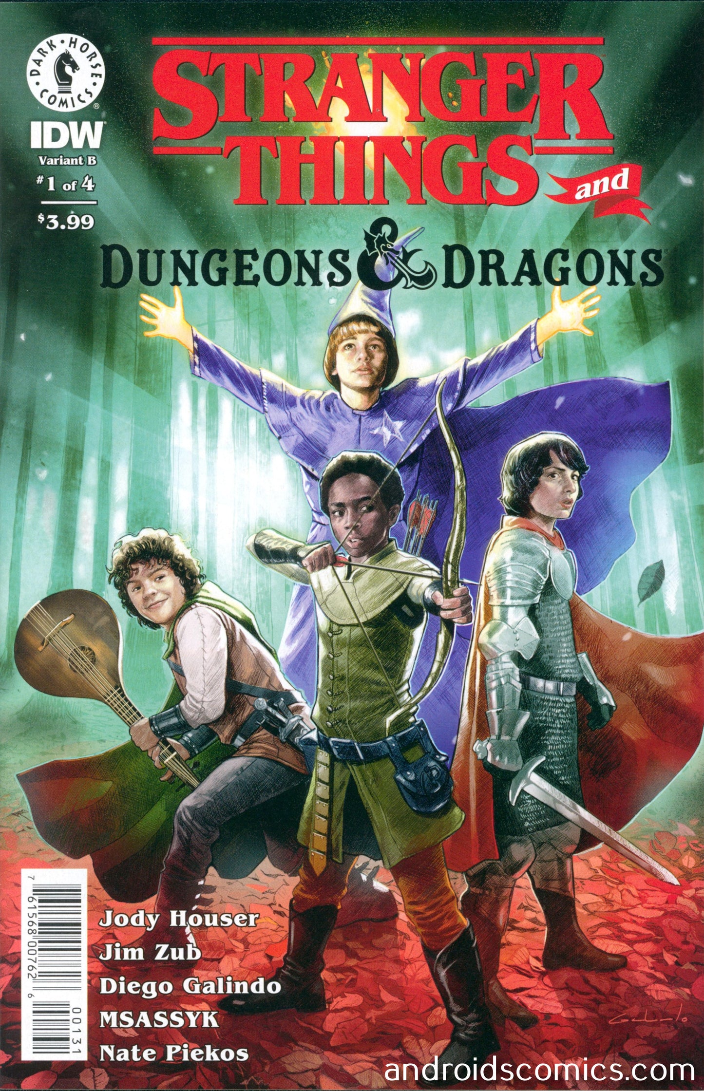 Stranger Things Dungeons & Dragons  Crossover #1 Cover C Galindo