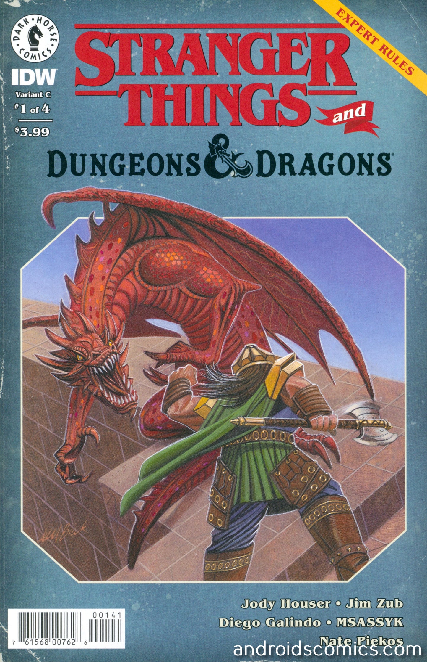 Stranger Things Dungeons & Dragons  Crossover #1 Cover D Beck