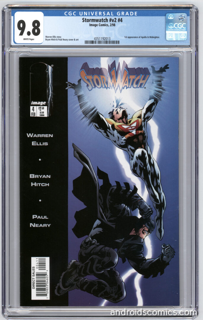 Stromwatch #4CGC 9.8 1st App. of Apollo & Midnighter