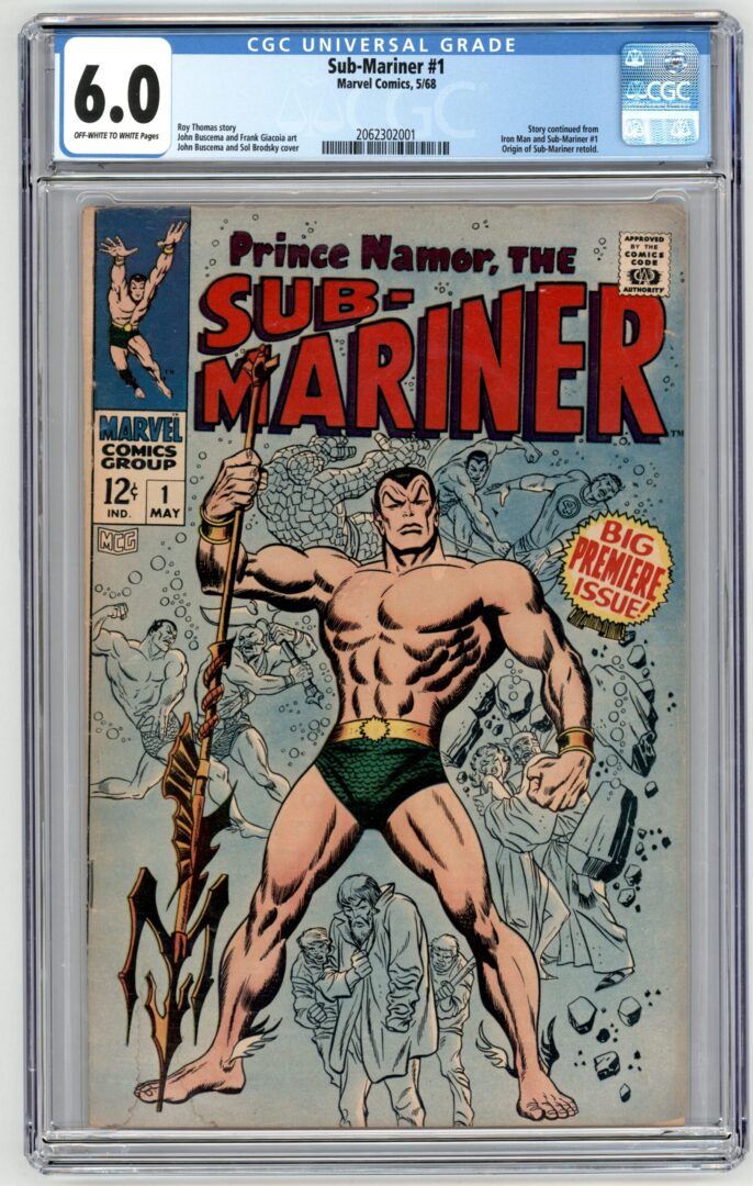 Sub-Mariner #1  CGC 6.0