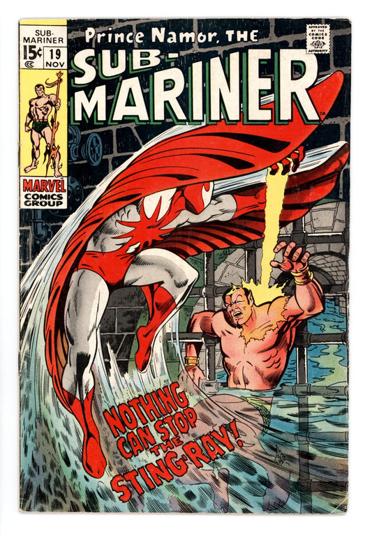 Sub-Mariner #19  VG+  1st App. of Stingray