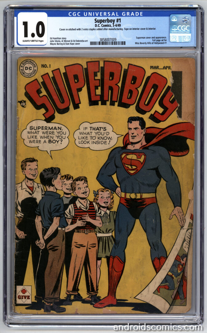 Superboy #1 CGC 1.0