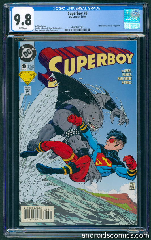 Superboy #9 CGC 9.8 1st App. of King Shark