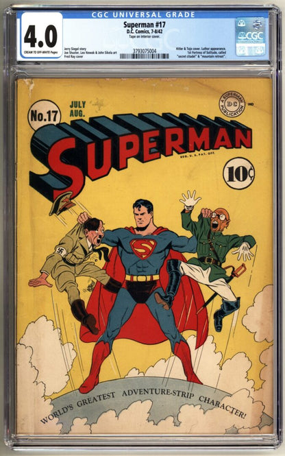Superman #17  CGC 4.0  1st Fortress of Solitude