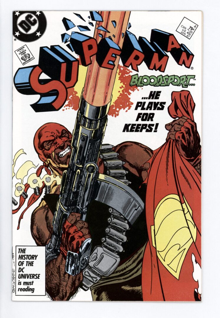 Superman #4  VF-  1st appearance of Bloodsport