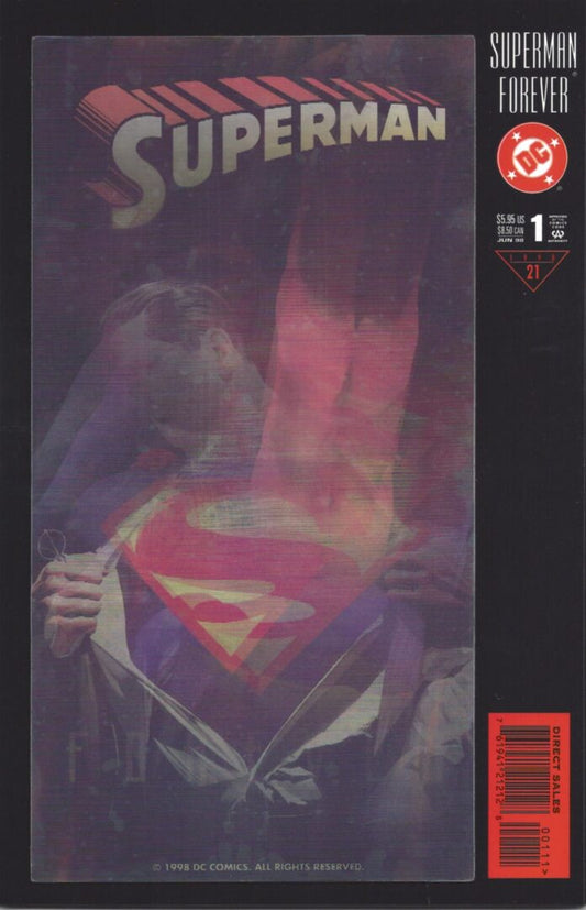 Superman Forever #1  Lenticular Cover  NM