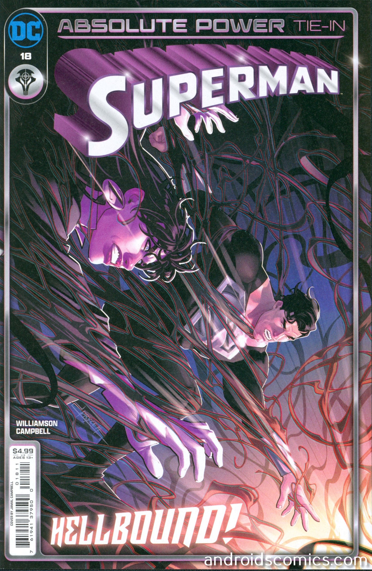 Superman #18 Cover A Jamal Campbell (Absolute Power)