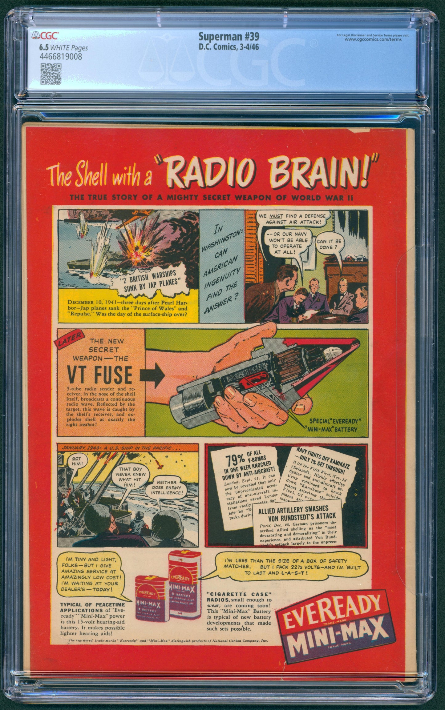 Superman #39  CGC 6.5
