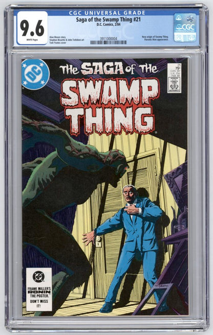 Swamp Thing #21  CGC 9.6  New Origin of Swamp Thing