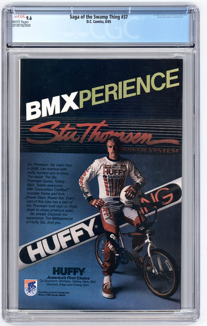 Swamp Thing #37  CGC 9.6  1st App. of John Constantine