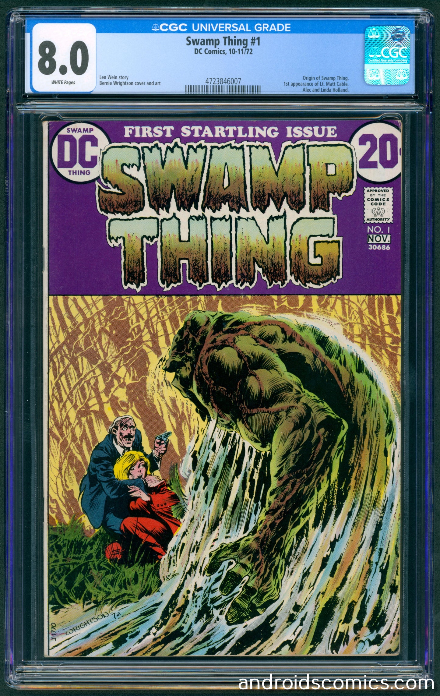 Swamp Thing #1 CGC 8.0