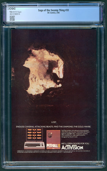 Swamp Thing #33 CGC 9.6