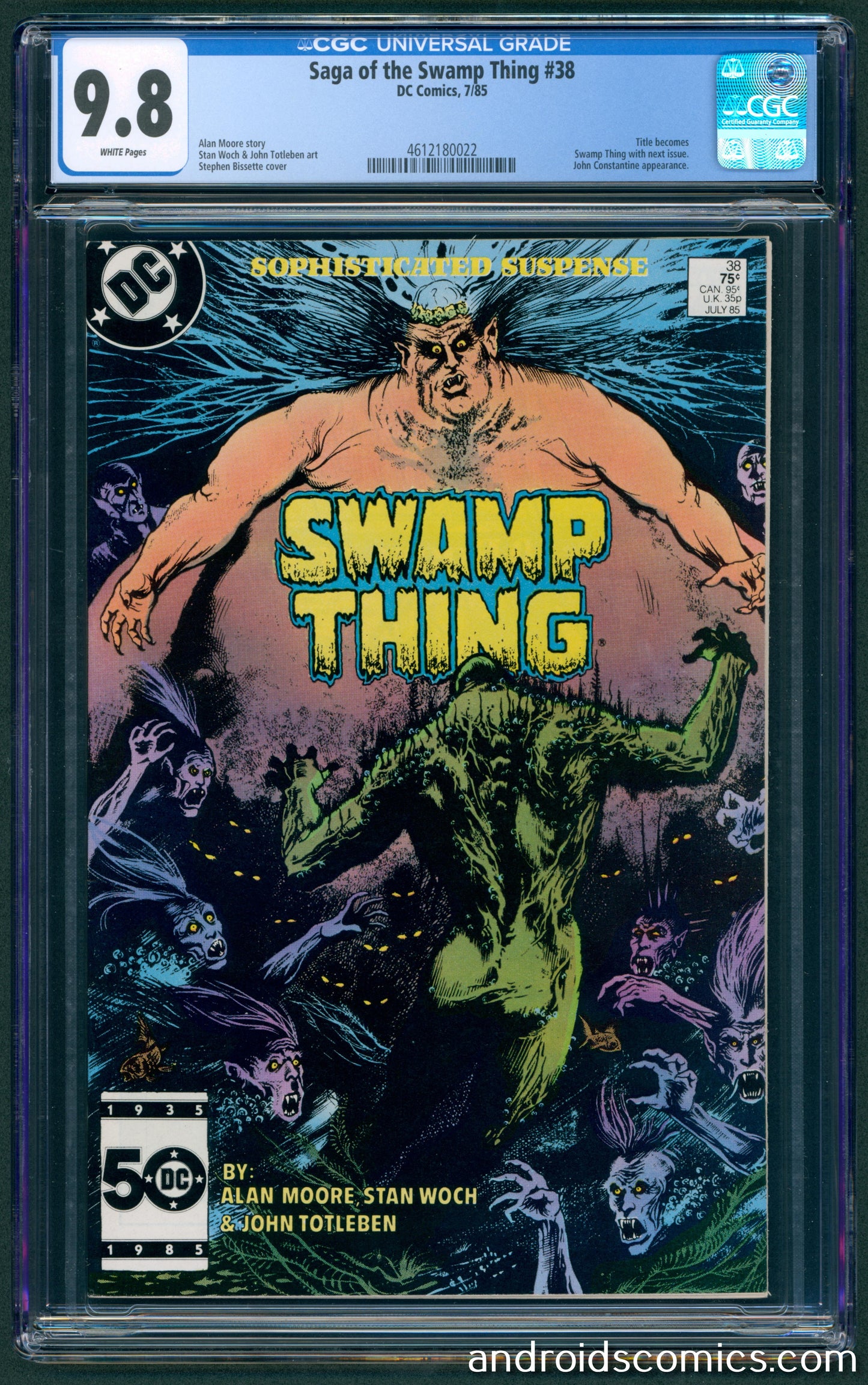 Swamp Thing #38 CGC 9.8