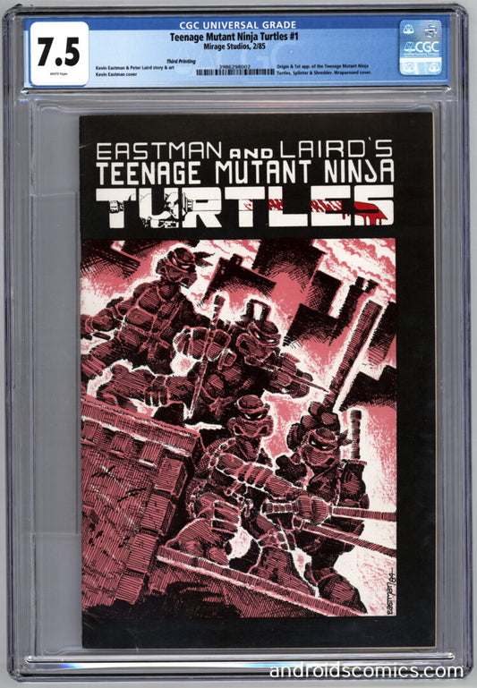 Teenage Mutant Ninja Turtles #1 CGC 7.5 3rd Print
