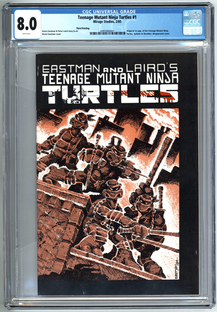 Teenage Mutant Ninja Turtles #1  3rd Print Origin & 1st App.