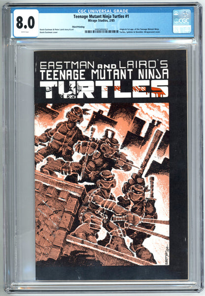 Teenage Mutant Ninja Turtles #1  3rd Print Origin & 1st App.