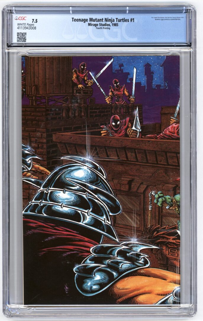 Teenage Mutant Ninja Turtles #1  4th Print  CGC 7.5