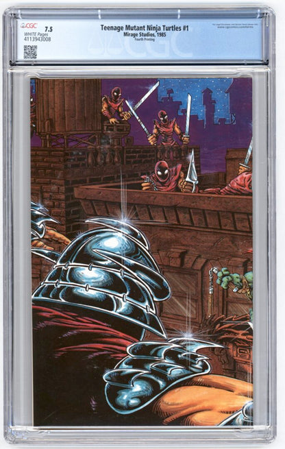 Teenage Mutant Ninja Turtles #1  4th Print  CGC 7.5