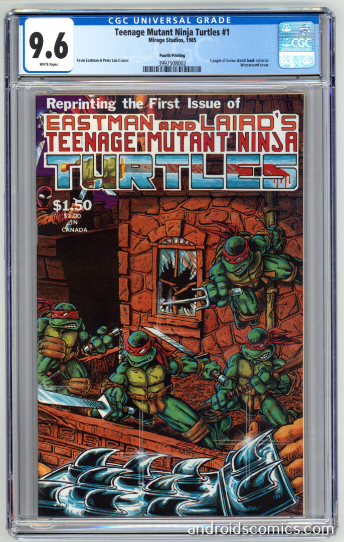 Teenage Mutant Ninja Turtle #1  CGC 9.6  4th Print