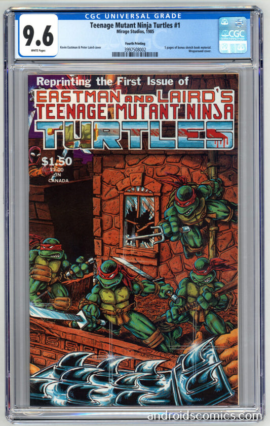 Teenage Mutant Ninja Turtle #1  CGC 9.6  4th Print