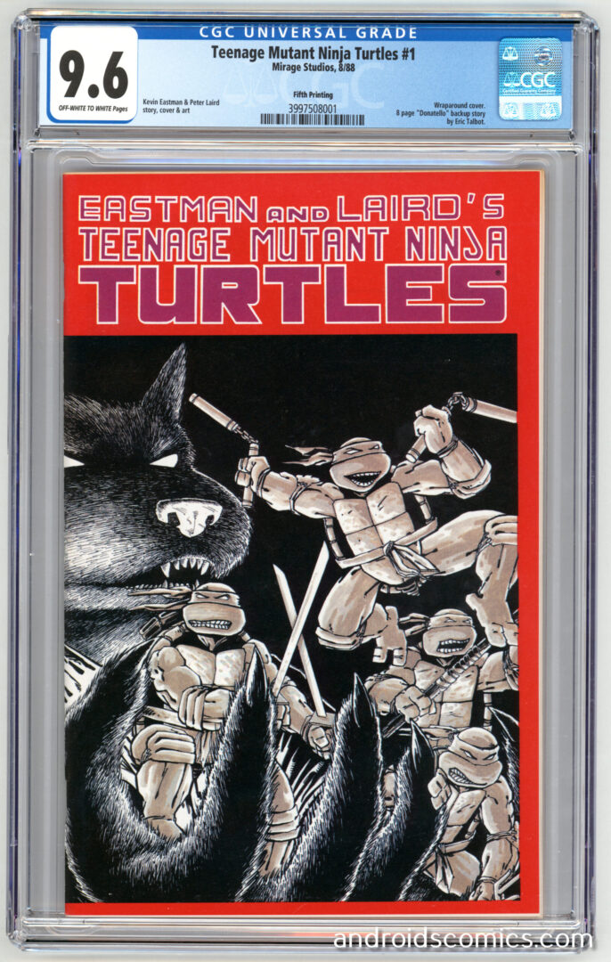 Teenage Mutant Ninja Turtles #1  CGC 9.6  5th Print