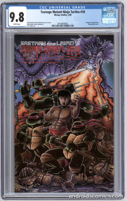 Teenage Mutant Ninja Turtles #18 CGC 9..8