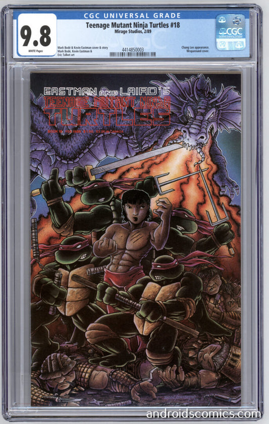 Teenage Mutant Ninja Turtles #18 CGC 9..8