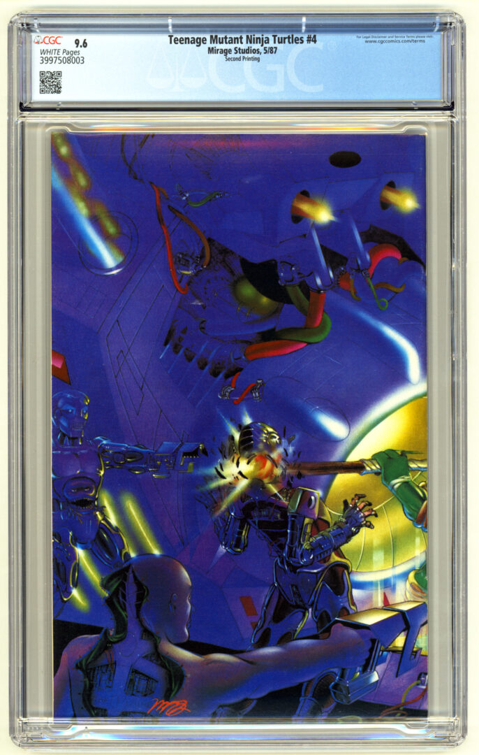 Teenage Mutant Ninja Turtles #4  2nd Print  CGC 9.6
