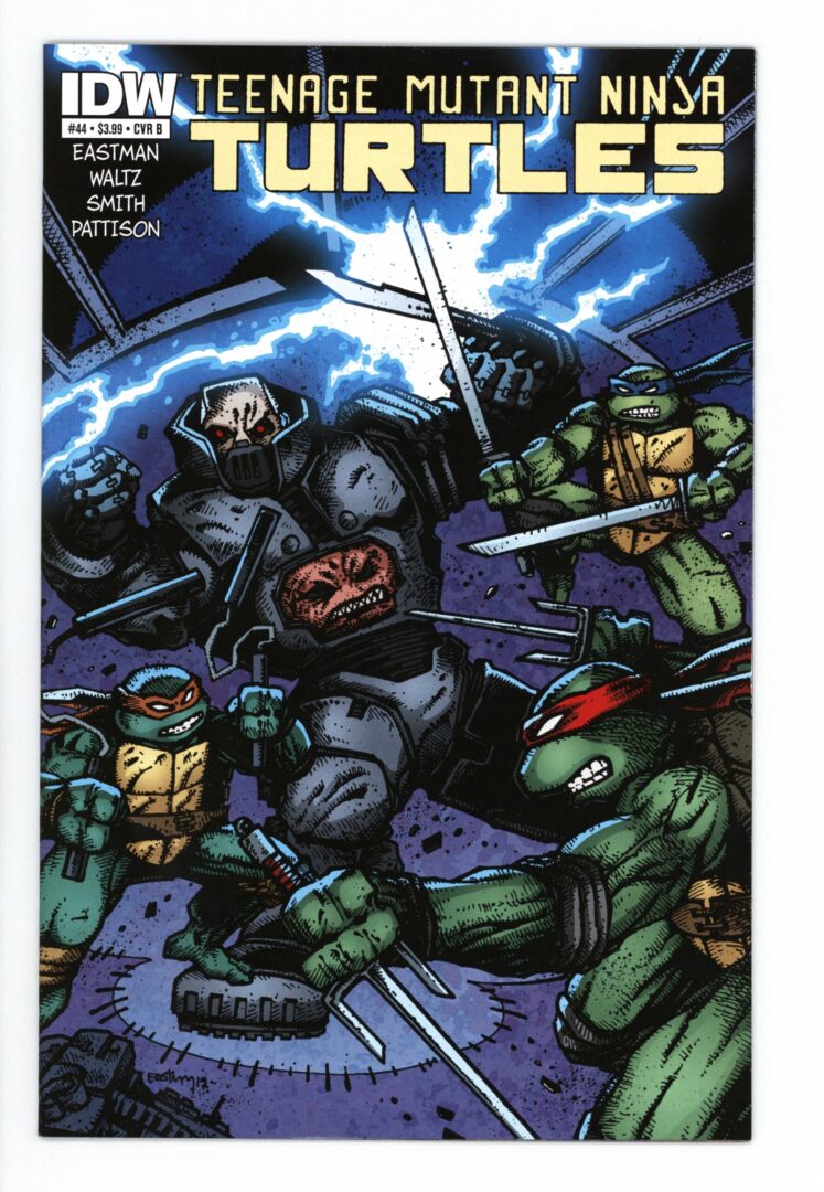 Teenage Mutant Ninja Turtles #44  Cover B  "Death" of Donatello  NM