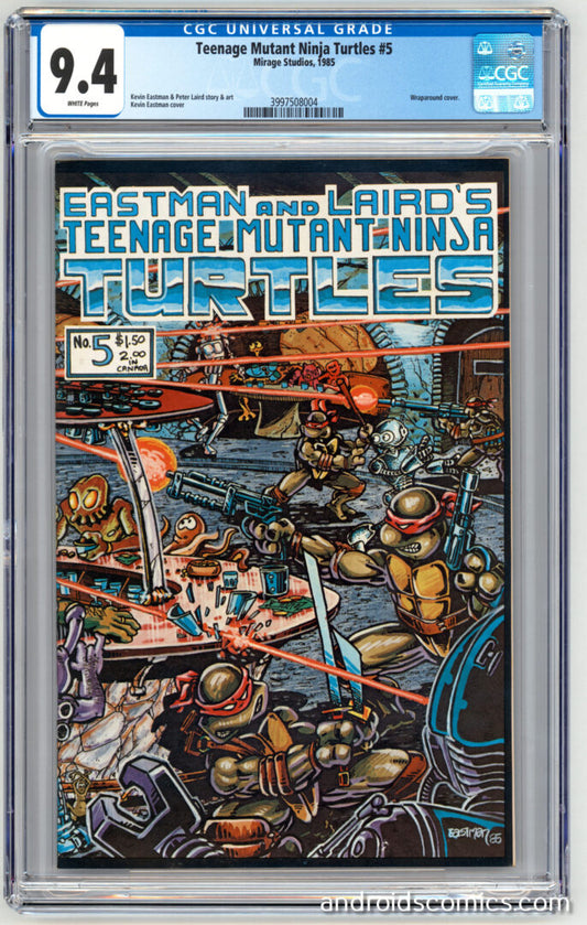 Teenage Mutant Ninja Turtles #5  CGC 9.4