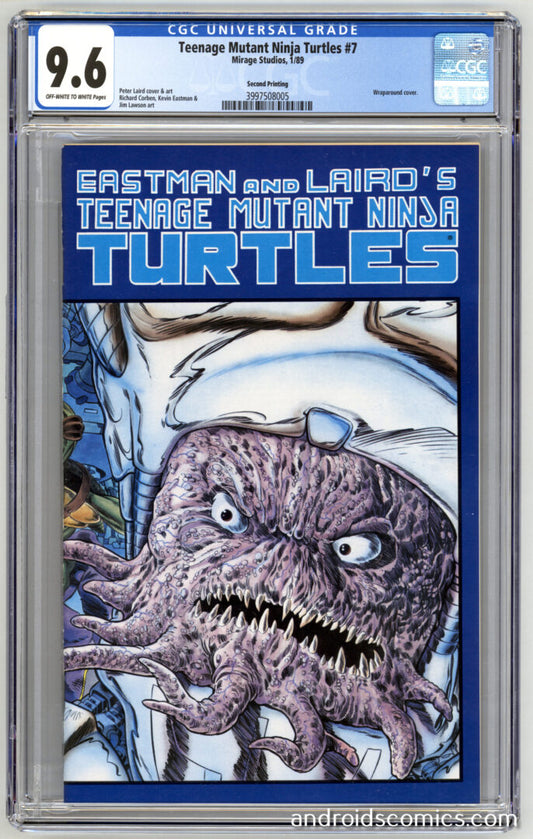 Teenage Mutant Ninja Turtles #7  2nd Print  CGC 9.6