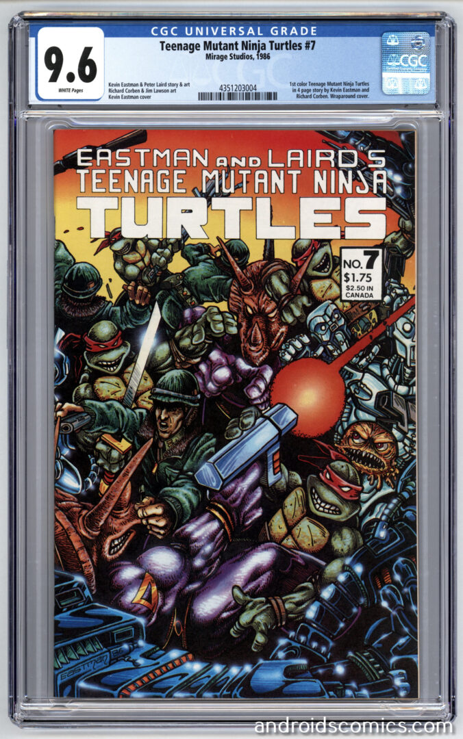 Teenage Mutant Ninja Turtles #7CGC 9.6