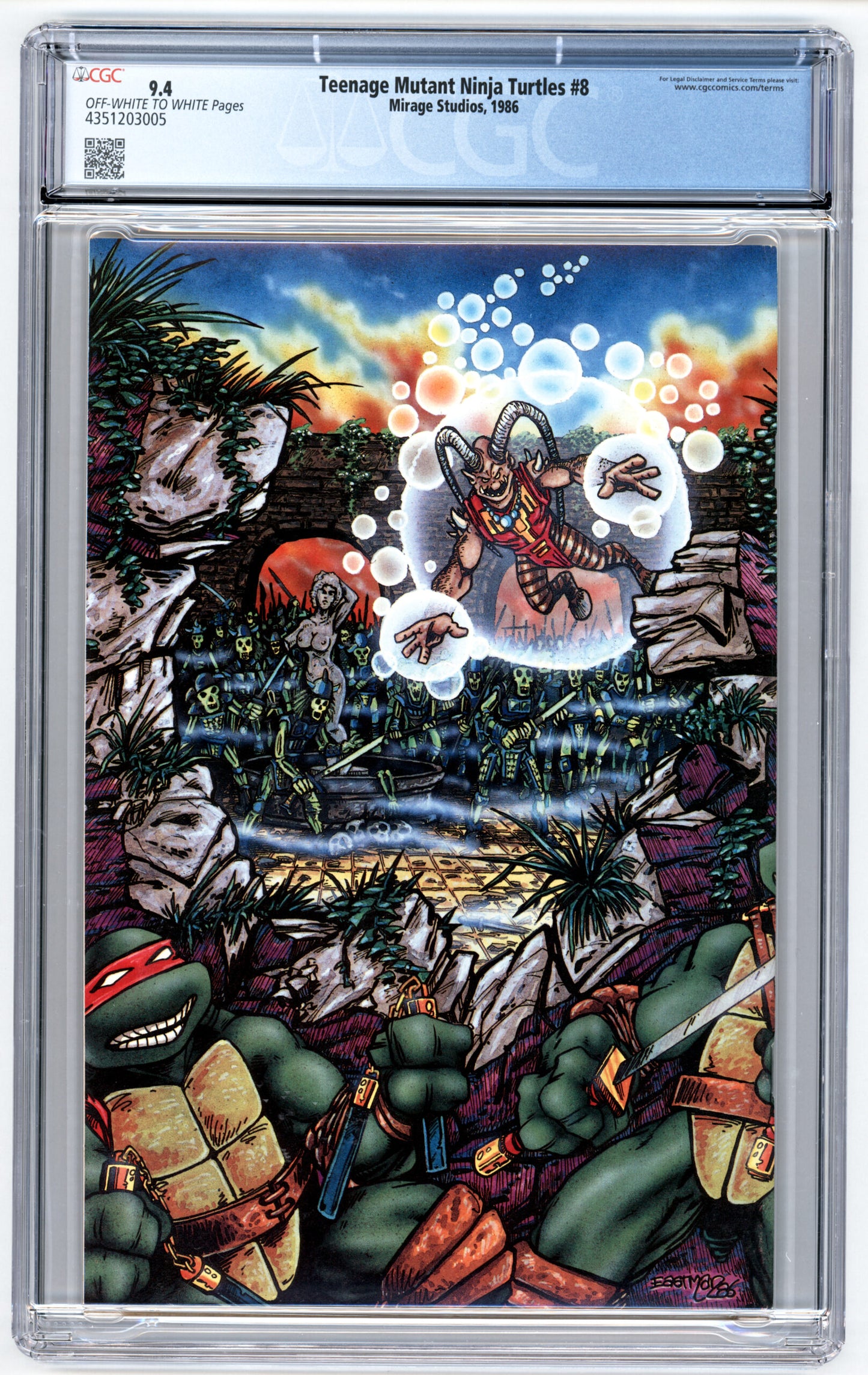 Teenage Mutant Ninja Turtles #8 CGC 9.4