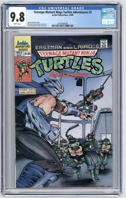 Teenage Mutant Ninja Turtles Adventures #2  CGC 9.8