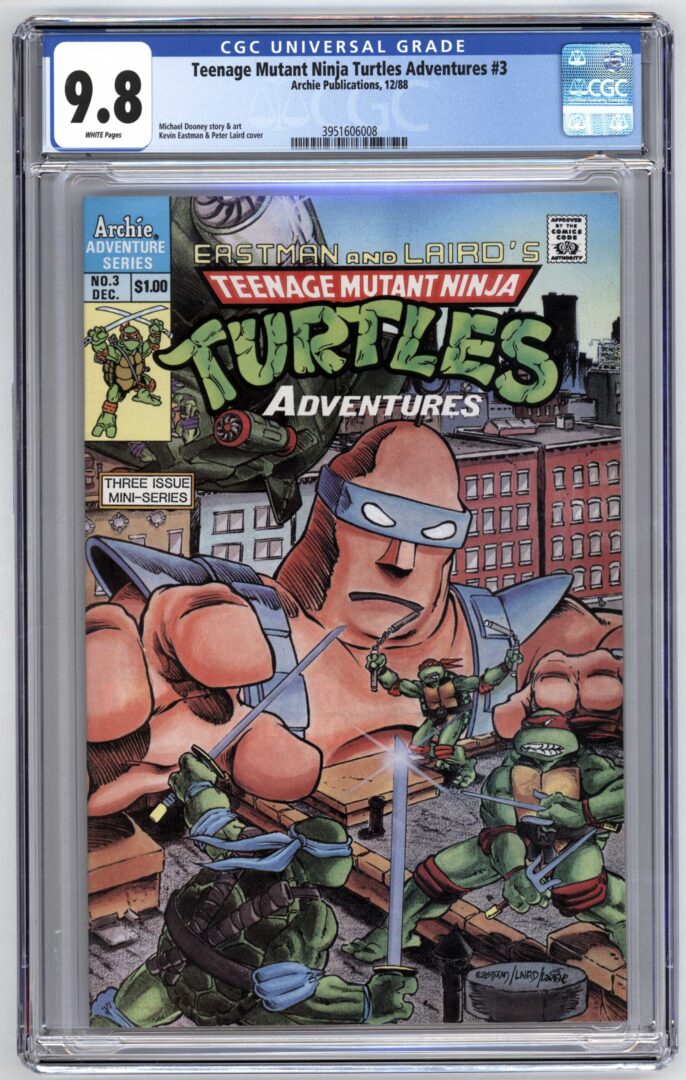 Teenage Mutant Ninja Turtles Adventures #3  CGC 9.8
